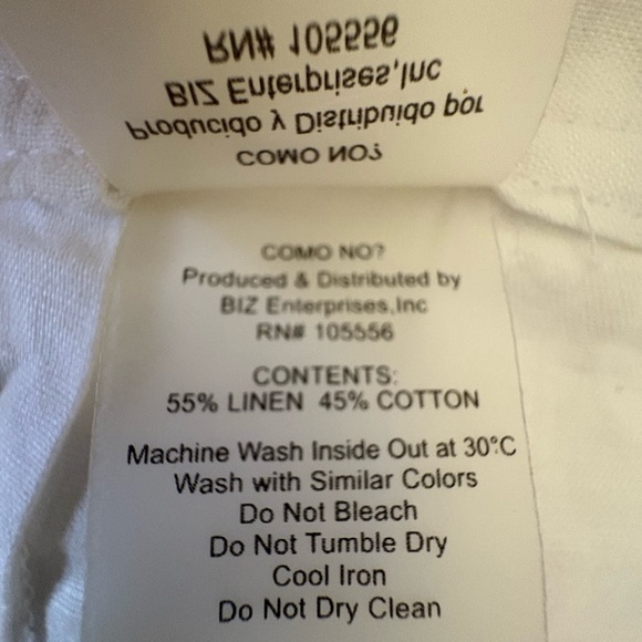 Wide Leg White Pants - Picture 5 of 6